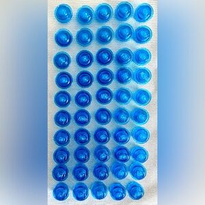 LEGO Round Plate 1x1 Transparent Dark Blue (16141 / 30057) Lot of 50 Pieces